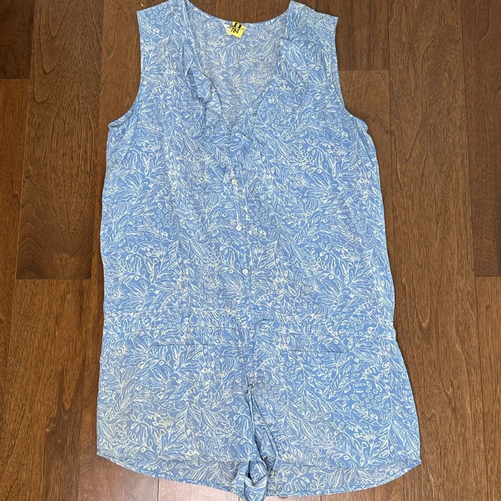 Club Monaco 100% Silk Romper Size S